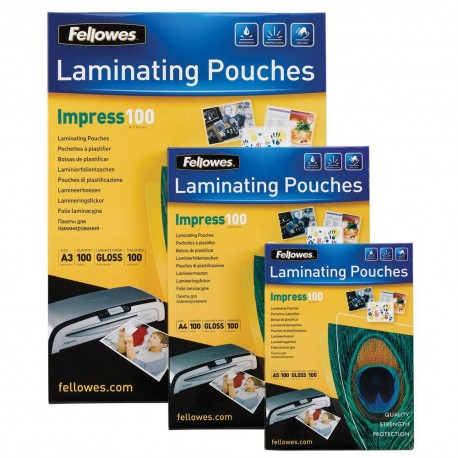 Bolsa Plastificar Fellowes 65x95mm 125MIC 100und