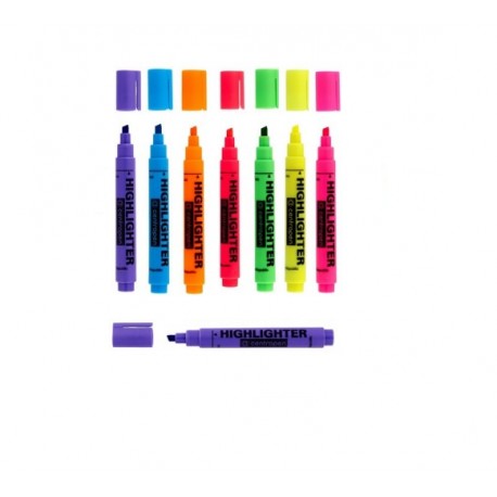 Marcador Centropen Fluor B. Largo Violeta