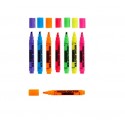 Marcador Centropen Fluor B. Largo Laranja