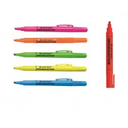 Marcador Centropen Fluor Vermelho