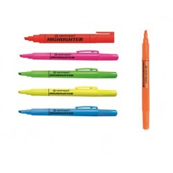 Marcador Centropen Fluor Laranja