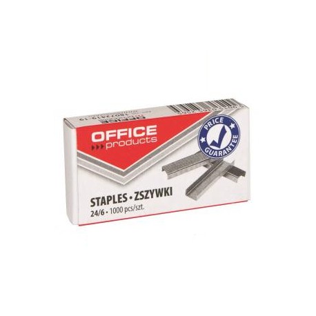 Agrafes Office 24/6, Zincado Cx. 1000und