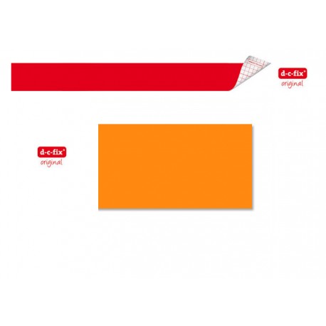 Pelicula Autocolante DC-FIX 0,45 x 15m Laranja Claro Brilho