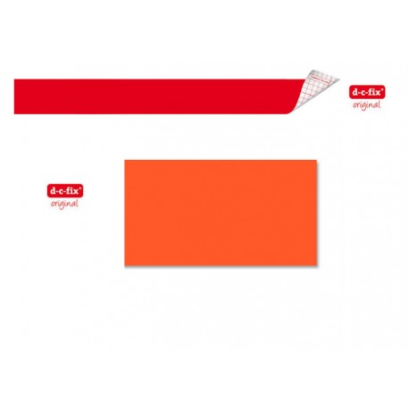 Pelicula Autocolante DC-FIX 0,45 x 15m Laranja Brilho