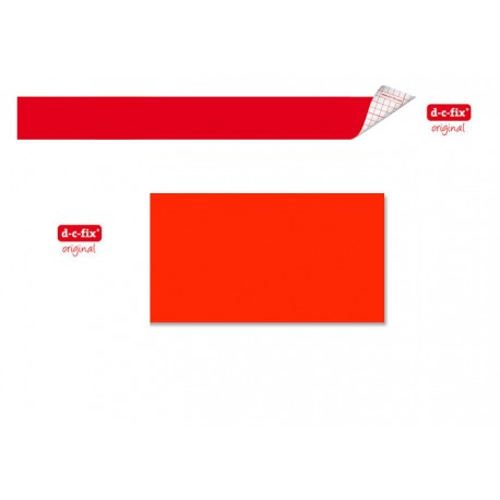 Pelicula Autocolante DC-FIX 0,45 x 15m Vermelho Brilho