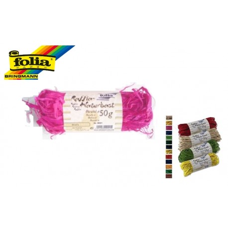 Fio de Ráfia c/50g Rosa Fucsia