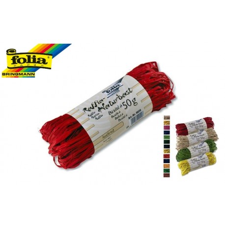 Fio de Ráfia c/50g Vermelho