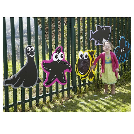 Ardósia em Forma de Animais Marinhos 5 Pçs