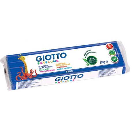 Plasticina Giotto Patplume 350gr Azul Claro