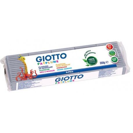 Plasticina Giotto Patplume 350gr Castanho