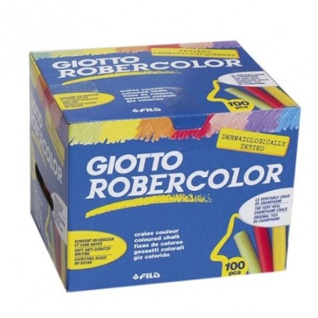 Giz Cores Sortidas Giotto Robercolor Cx 100un