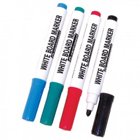 Marcador Centropen Quadro. Branco Preto