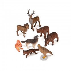 Animais do Bosque 8 Pçs