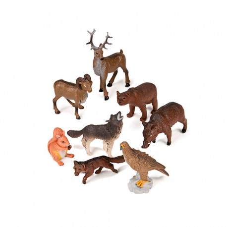 Animais do Bosque 8 Pçs