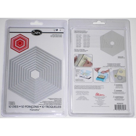 Cortante SIZZIX FRAMELITS HEXAGONS