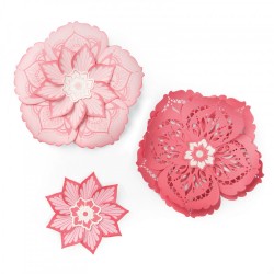 Cortante Sizzix Framelits Die Set 6PK - Lace Flower