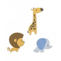 Cortante Sizzix Thinlits Die Set 9PK - Baby Jungle Animals