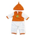 Pijaminha Laranja c/ Gorro 40cm