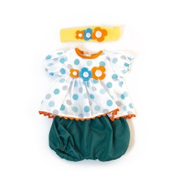 Conj. de Roupa Verão c/ Chapéu 40cm