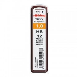 Minas Rotring 0,7mm Tubo c/ 12 minas, HB