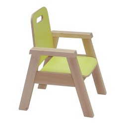 Cadeira C/ Braços Estr. Metal 22cm Alt