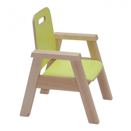 Cadeira C/ Braços Estr. Metal 22cm Alt