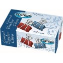 Molas P/ Papeis 19 mm Cores Sortidas Cx.12 Un