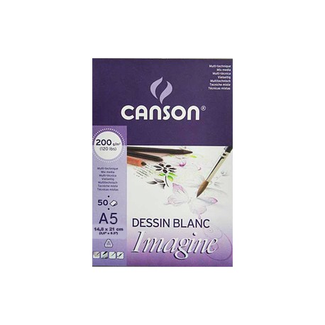 Bloco Canson Imagine Fino 200g 50Fls. A5