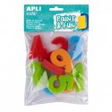 Esponja Carimbo 123 Apli Kids Paint&Fun10un