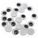 Olhinhos Redondos Smart 6mm Autocolantes 90un
