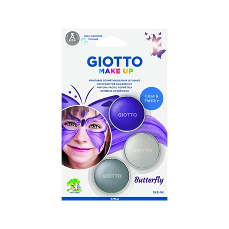 Pintura Facial Lápis Giotto Make Up Cores Clássicas Cx 6un