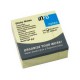 Bloco Adesivo Amarelo 75x75mm +80% Adesivo (Pack 12 x100 Folhas)