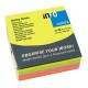 Bloco (Cubo) Adesivo Amarelo 75x75mm 400 Folhas