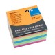 Bloco (Cubo) Adesivo Cores Pastel 75x75mm 400 Folhas