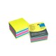 Bloco (Cubo) Adesivo Brilhante 6 Cores 75x75mm 450 folhas