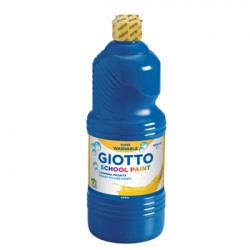 Guache Liquido Giotto Escolar 1000ml Azul Cyan