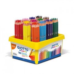 Lápis de Cor 18cm Giotto Colors 3.0 Cx Schoolpack 192und