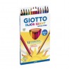 Lápis de Cor 18cm Giotto Mega Tri Caixa 12un