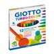 Marcador Feltro Giotto Turbo Color (Copo) 96Unid (8X12 Cores)