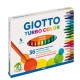 Marcador Feltro Giotto Turbo Color 24 Cores