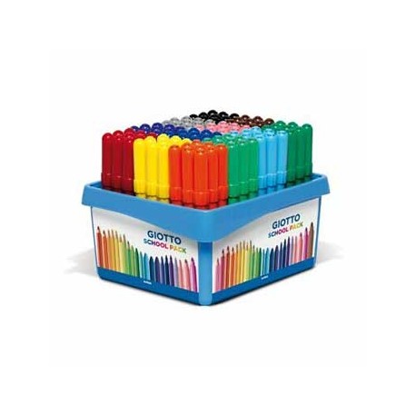 Marcador Feltro Giotto Turbo Color Skin Tones 12 cores