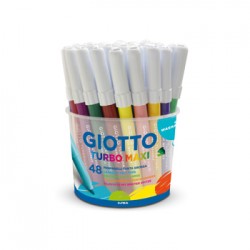 Marcador Feltro Giotto Turbo Maxi Schoolpack 108un