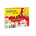 Conjunto Giotto Be-Be p/ Colorir Stick & Color Set