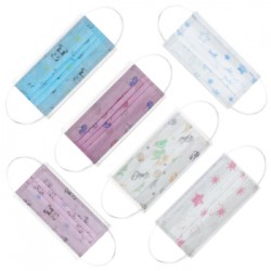 Máscara Simples Descartável P/Crianca Cx C/50un