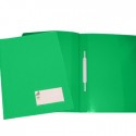 Classificador Plastico Capa Opaca Roma263.02 Verde-Pack 10