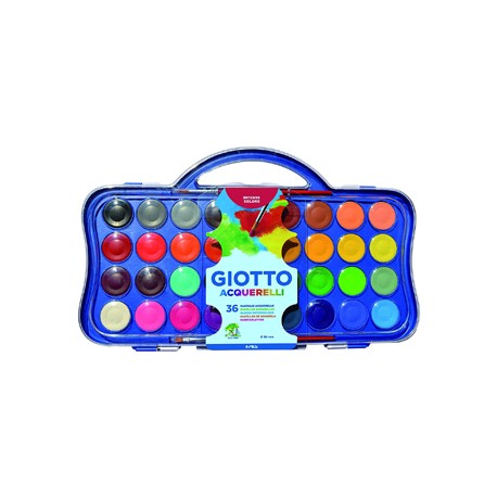 Caixa de Aguarelas Giotto 24 cores