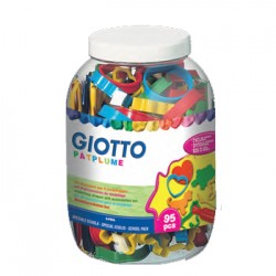 Acessorios Modelagem Giotto Patplume Letras Blister 26un