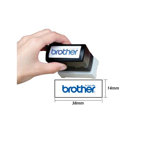 Carimbo BROTHER Azul 6 carimbos de 12 x 12 mm