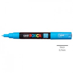 Marcador Uniball Posca PC1M 0,7mm Azul