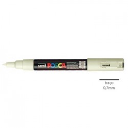 Marcador Uniball Posca PC1M 0,7mm Laranja Claro